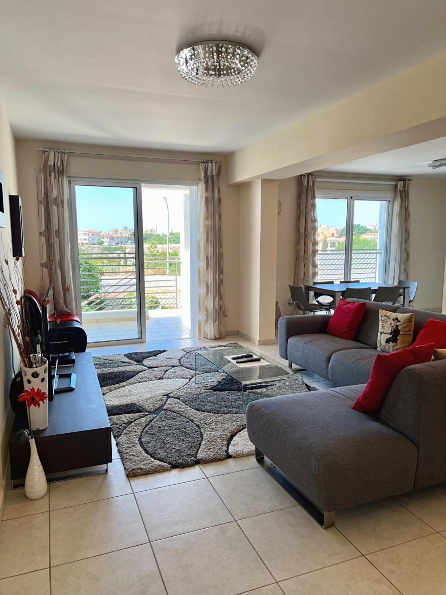 Spacious Sea View Apartment Klorakas Екстер'єр фото